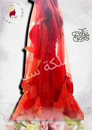 فستان (موديل 10)ايجارمع الاكسسوارات 120+رهن 150