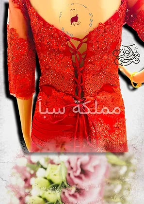 فستان (موديل 10)ايجارمع الاكسسوارات 120+رهن 150