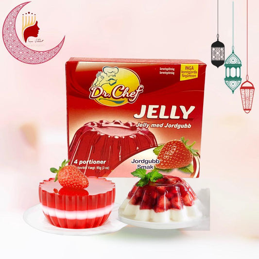 جيلي بنكهة الفراولة